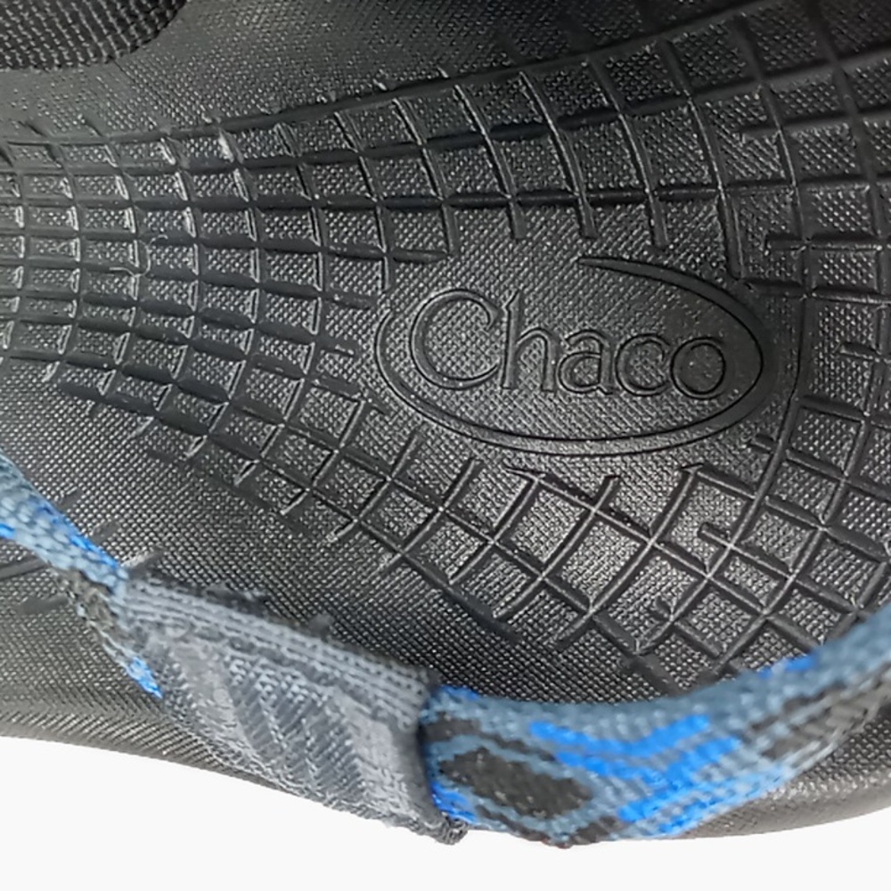 Chaco Men's Strappy Trail Hiking Sandals Blue/Black Size 11 - Picture 11 of 15